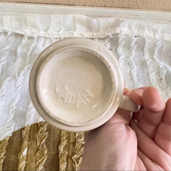 VTG 1960s Made In Japan Porcelain Pig Lion Duck Small Mug Cute - Picture 2 of 7